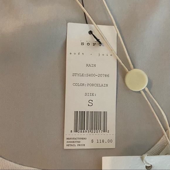 Soft Joie 100% Silk Tank Top - Picture 4 of 6